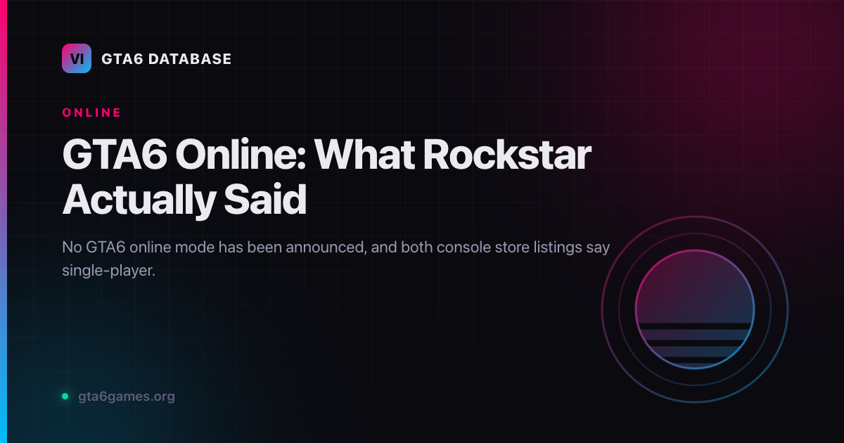 GTA6 online and multiplayer expectations