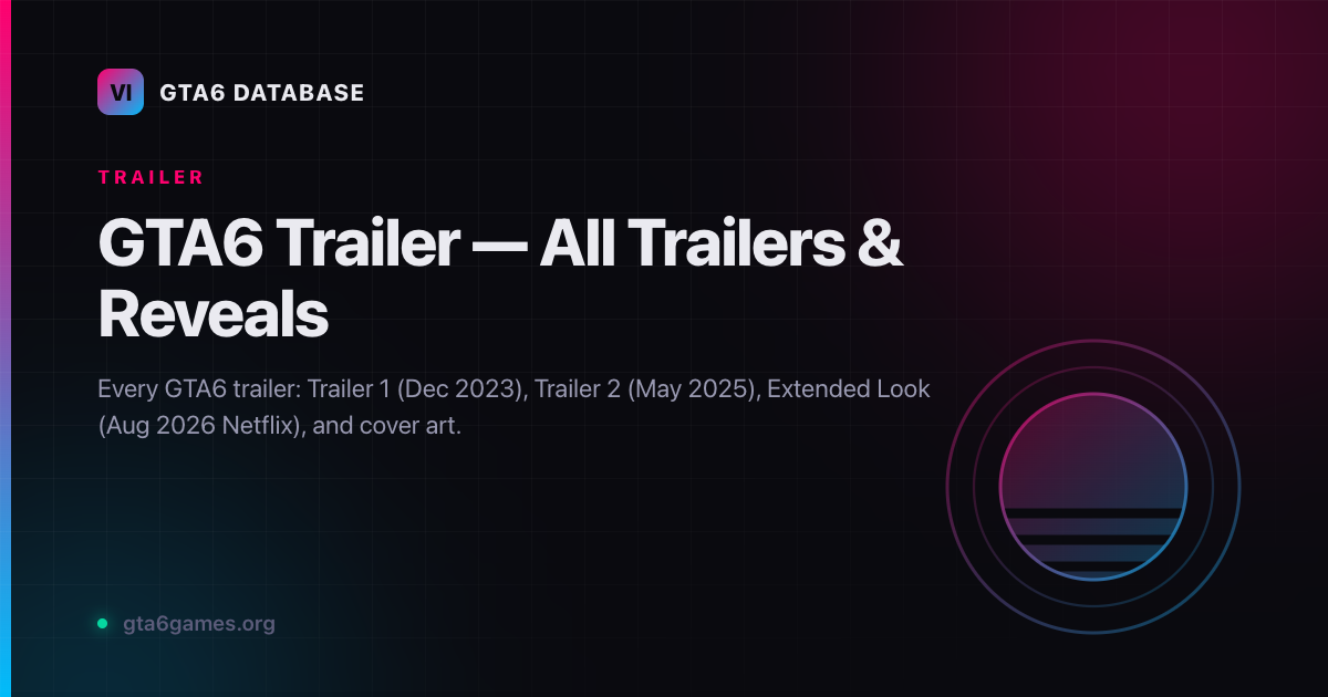 Every GTA6 trailer and reveal