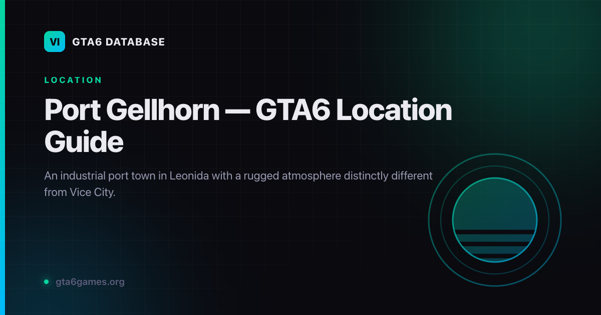 Port Gellhorn — Town in GTA6's Leonida